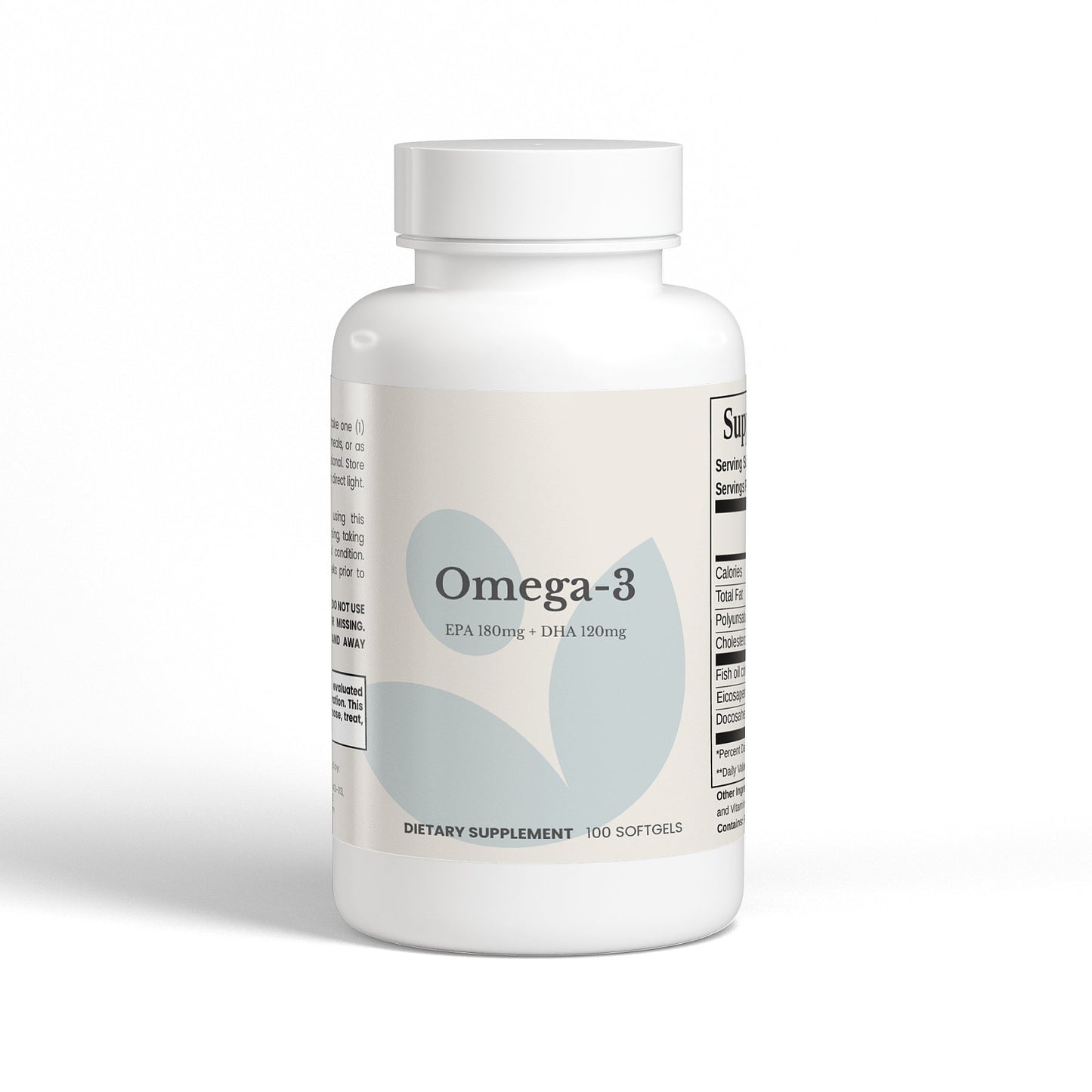 Omega-3: EPA 180mg + DHA 120mg