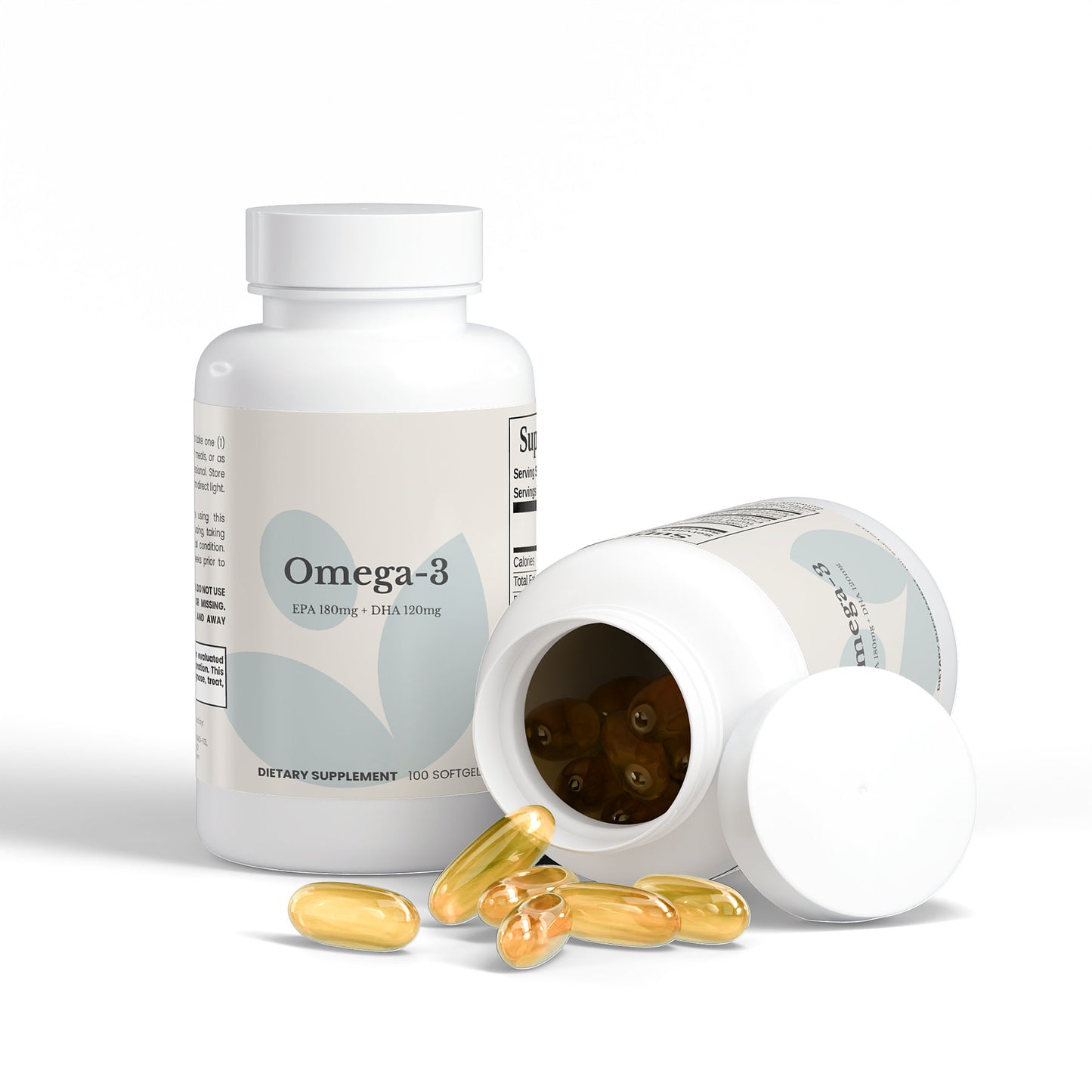 Omega-3: EPA 180mg + DHA 120mg