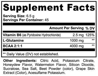 BCAA Powder (Honeydew/Watermelon)